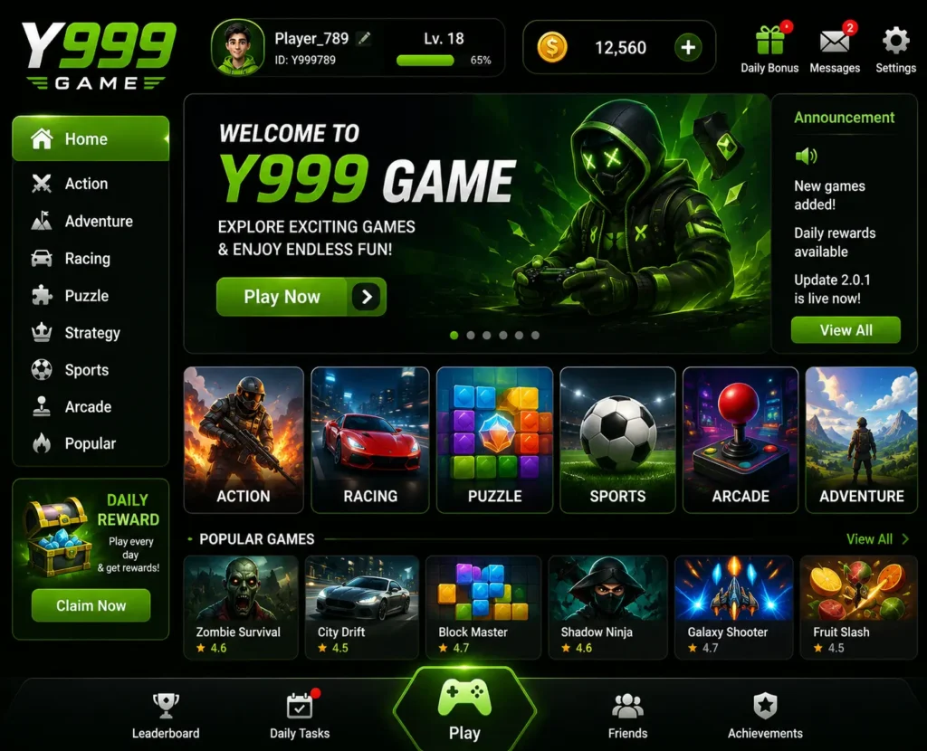 Y999 Game.